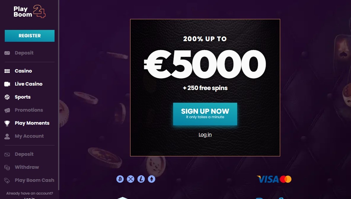 PlayBoom24 website